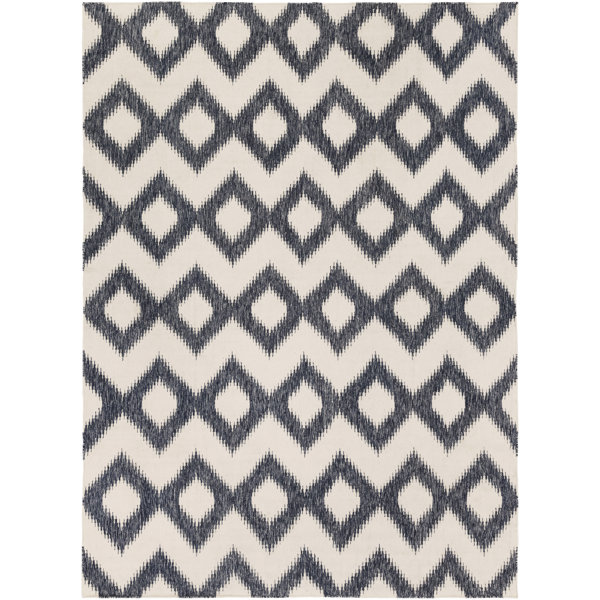 Dakota Fields Handmade Flatweave Wool Gray/Beige Rug & Reviews Wayfair